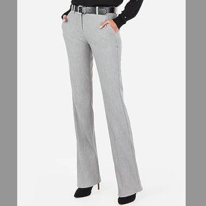 Express Columnist Barely Boot cut Mid Rise Dress Pants - Size 4 Light Grey
